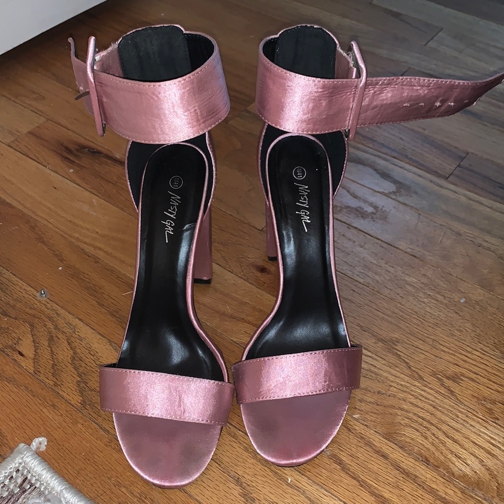 Nasty Gal pink heels